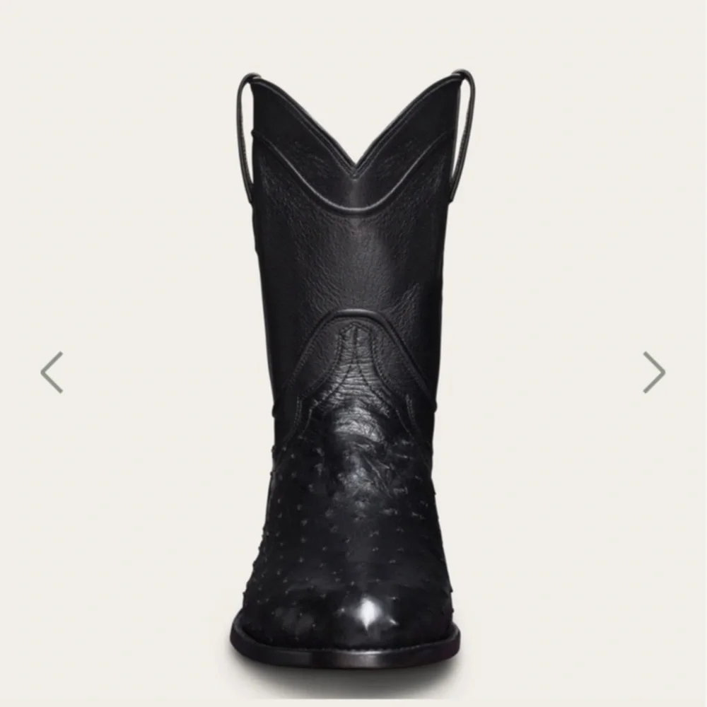 TECOVAS The Duke Ostrich Cowboy Boots - Picture 7 of 8